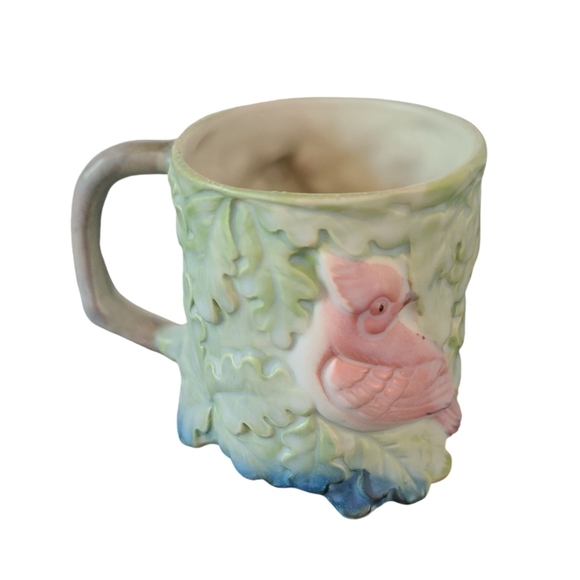 3D bird and leaves Takahashi cup mug - Picture 1 of 11
